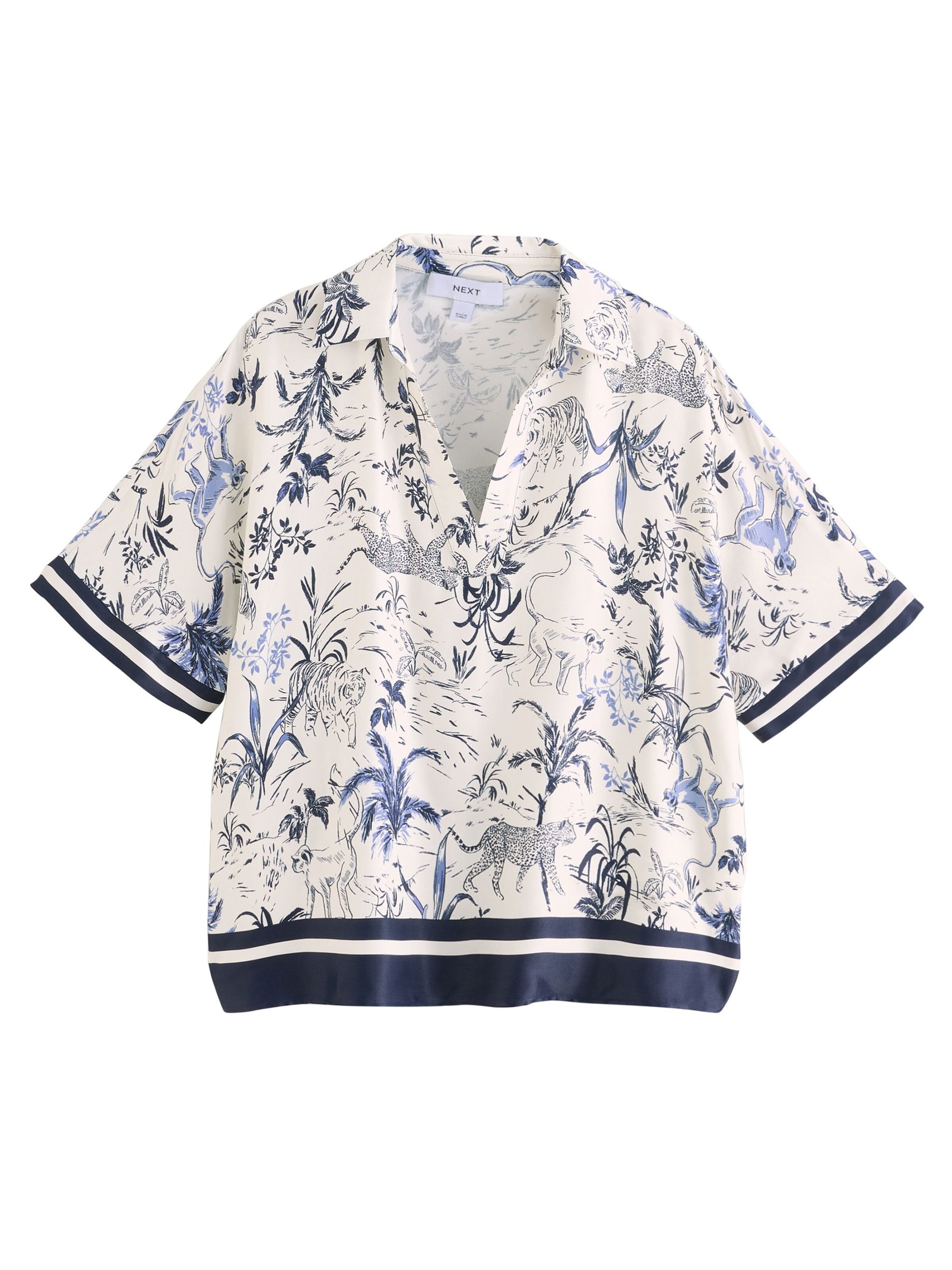 Next Bluse in Blau: Vorderseite