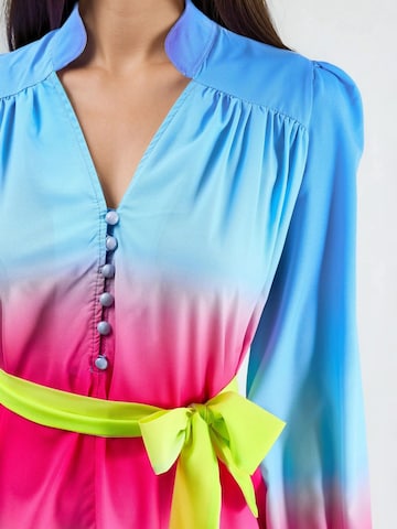MSN Collection Shirt dress in Mixed colours