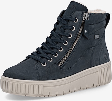 REMONTE Schnürstiefelette in Blau: Vorderseite
