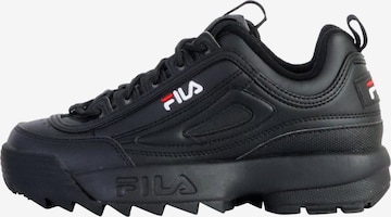 FILA Sportlicher Schnürschuh in Schwarz: Vorderseite