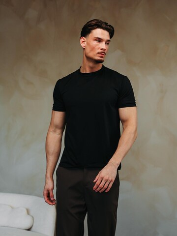 Richesse Shirt 'SHINY ESSENTIAL SHIRT BLACK' in Zwart