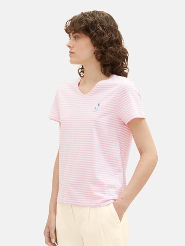 TOM TAILOR Μπλουζάκι σε ροζ