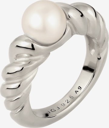 ELLI PREMIUM Ring 'Perle' in Zilver: voorkant
