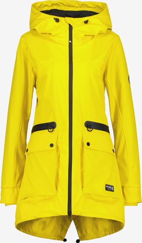 Cappotto di mezza stagione 'Audrey' di Alife and Kickin in giallo: frontale