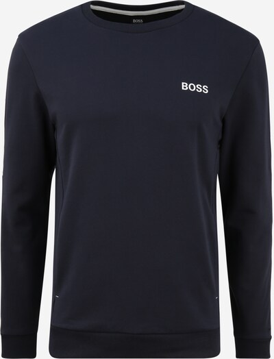BOSS Casual Sweat-shirt 'Heritage' en bleu foncé, Vue avec produit
