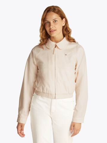 Tommy Jeans Overgangsjakke i hvid: forside