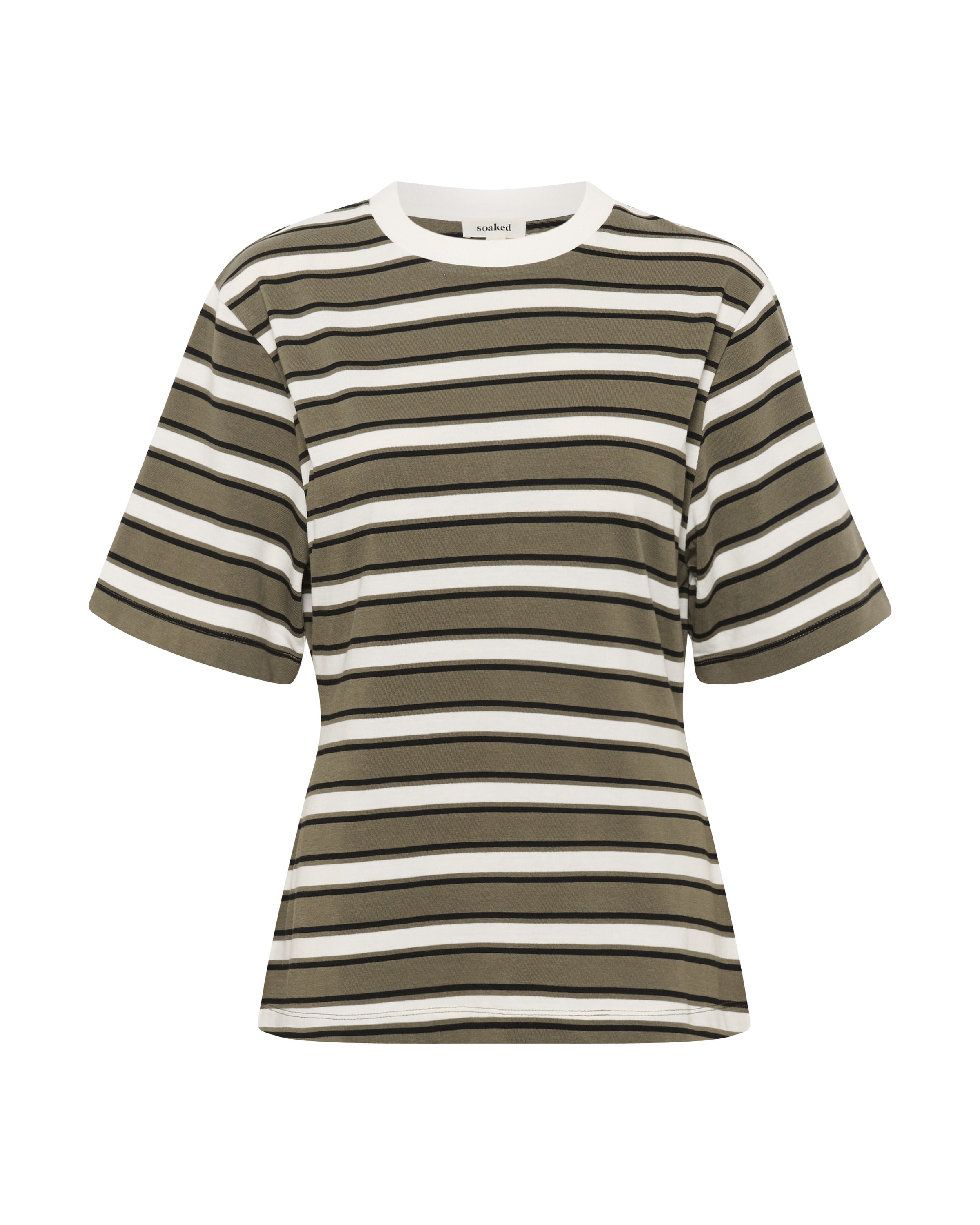 SOAKED IN LUXURY Shirt 'Neo Coreen' in Green: front