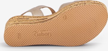 GABOR Strap Sandals in Gold