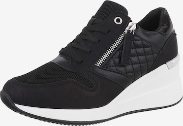 Ital-Design Sneaker in Schwarz: Vorderseite