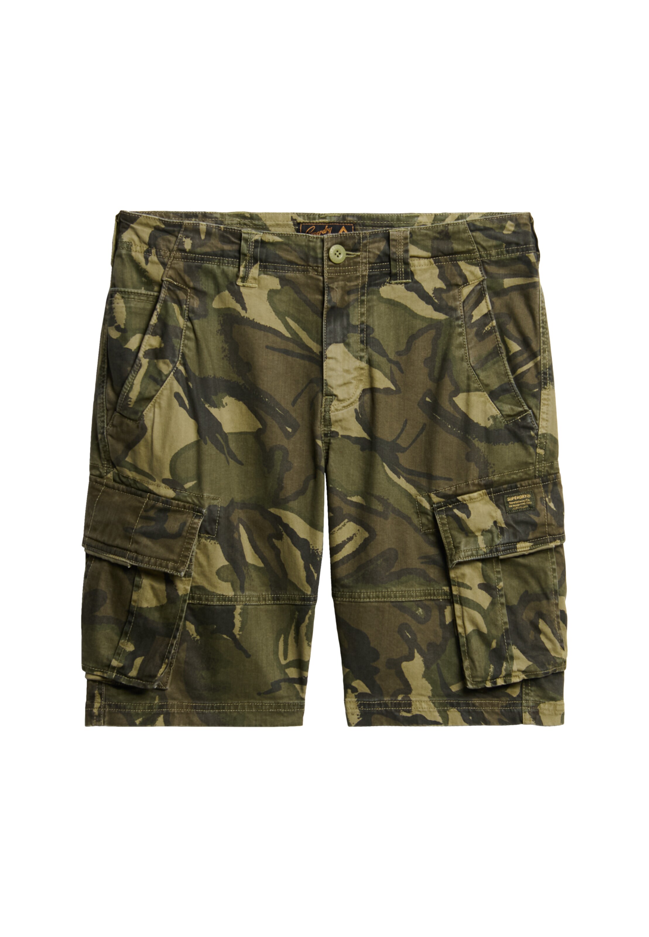 Pantalon cargo 'Core' Superdry en vert : devant