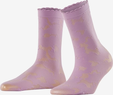 FALKE Socken 'Hydrangea' in Lila: Vorderseite