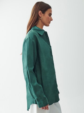 Camicia da donna di Calli in verde