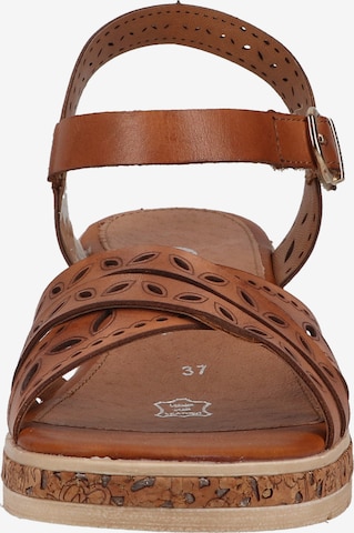 REMONTE Strap Sandals in Brown