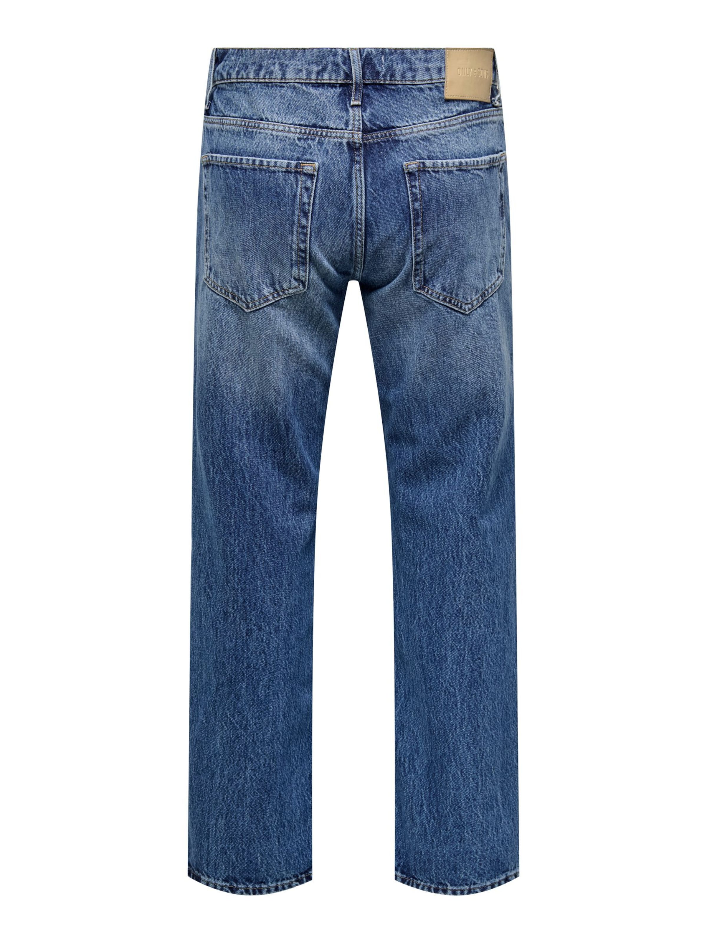 Only & Sons - regular Vaquero en azul