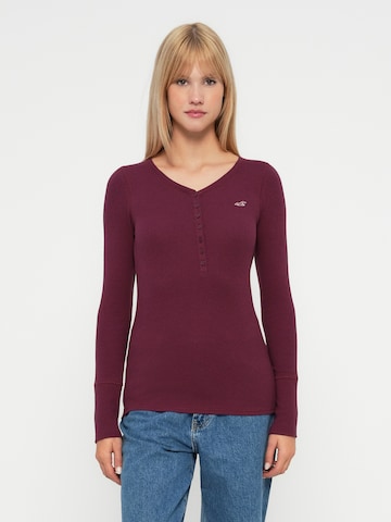 HOLLISTER Shirt in Red: front