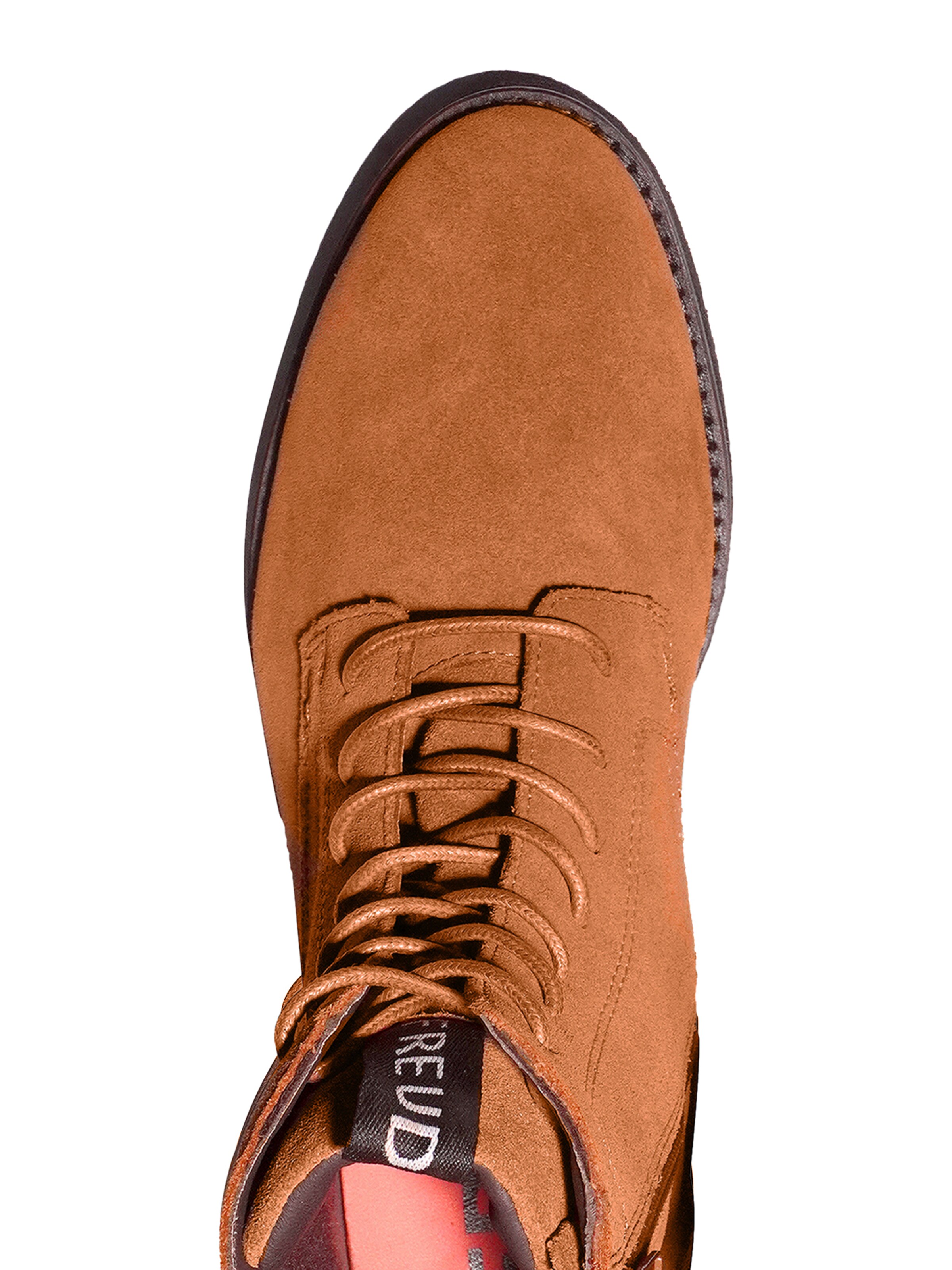 FREUDE Lace-up bootie 'Bonnie' in Brown