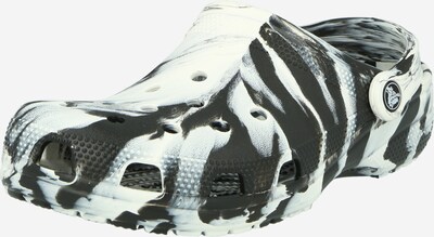 Crocs Clogs 'Classic Marbled' in schwarz / weiß, Produktansicht