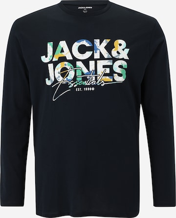 T-Shirt 'JJGEPLAS' Jack & Jones Plus en bleu : devant