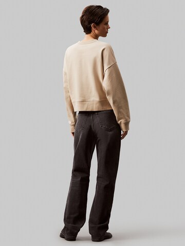 Calvin Klein JeansSweater majica - bež boja