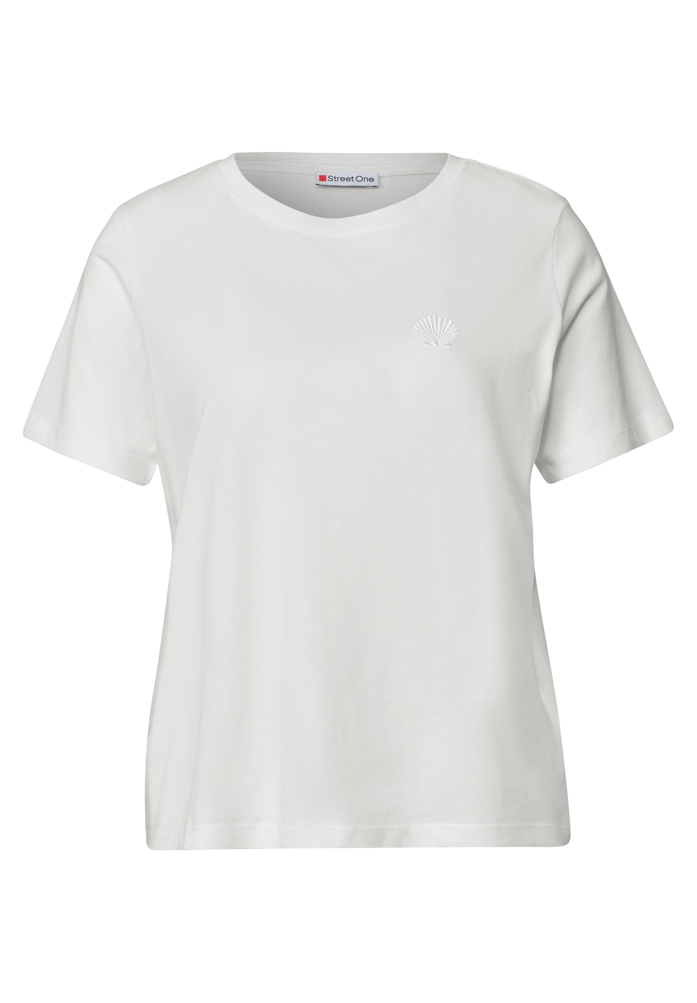 STREET ONE T-Shirt in Weiß: Vorderseite