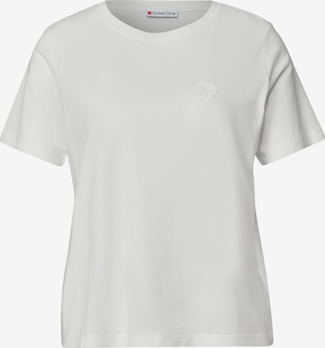 STREET ONE T-Shirt in Weiß: Vorderseite