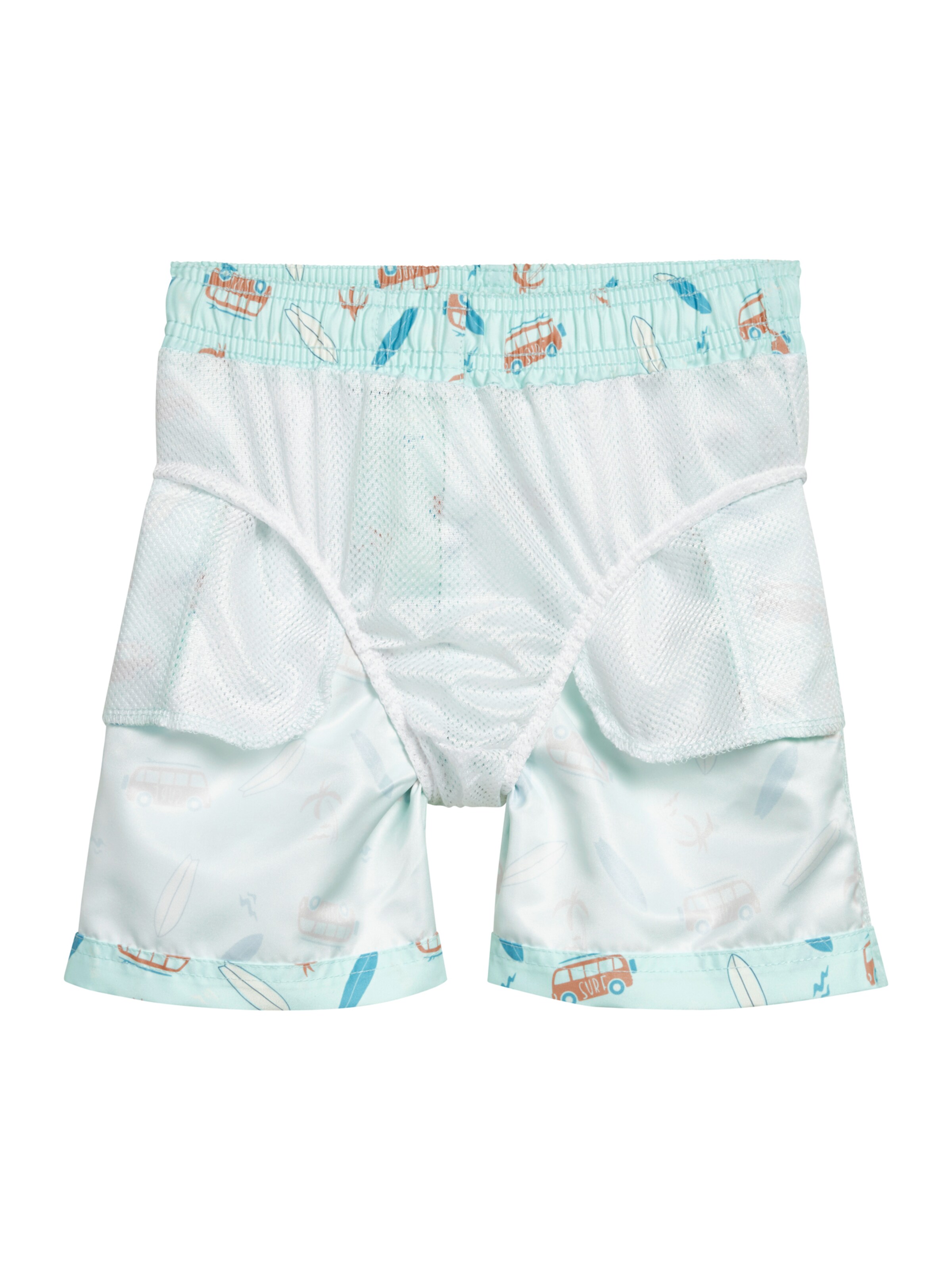 Shorts de bain 'Surf-Bus' PLAYSHOES en vert