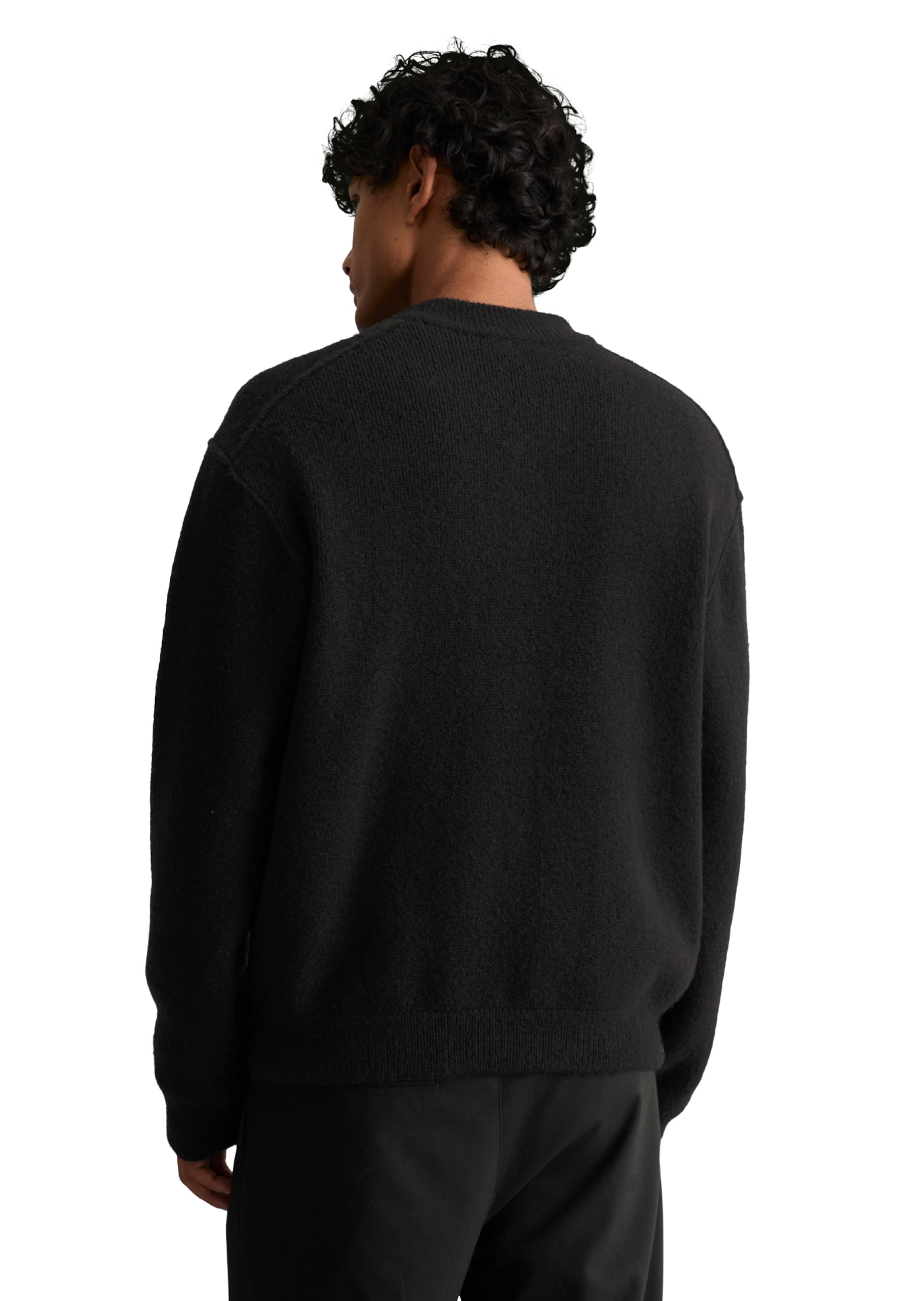 Marc O'Polo DENIM Strickjacke in Schwarz: Rückseite
