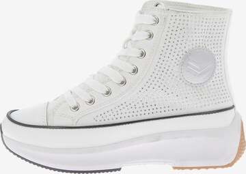 Kaporal High-top trainers in White: front