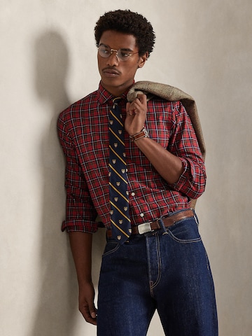 Polo Ralph Lauren Слим Рубашка в Зеленый: спереди