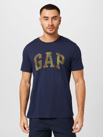 GAP Shirt in Blauw: voorkant