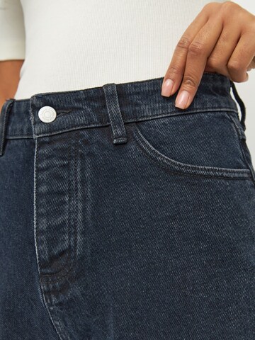 KnowledgeCotton Apparel Loosefit Jeans 'Reborn Gale' in Zwart