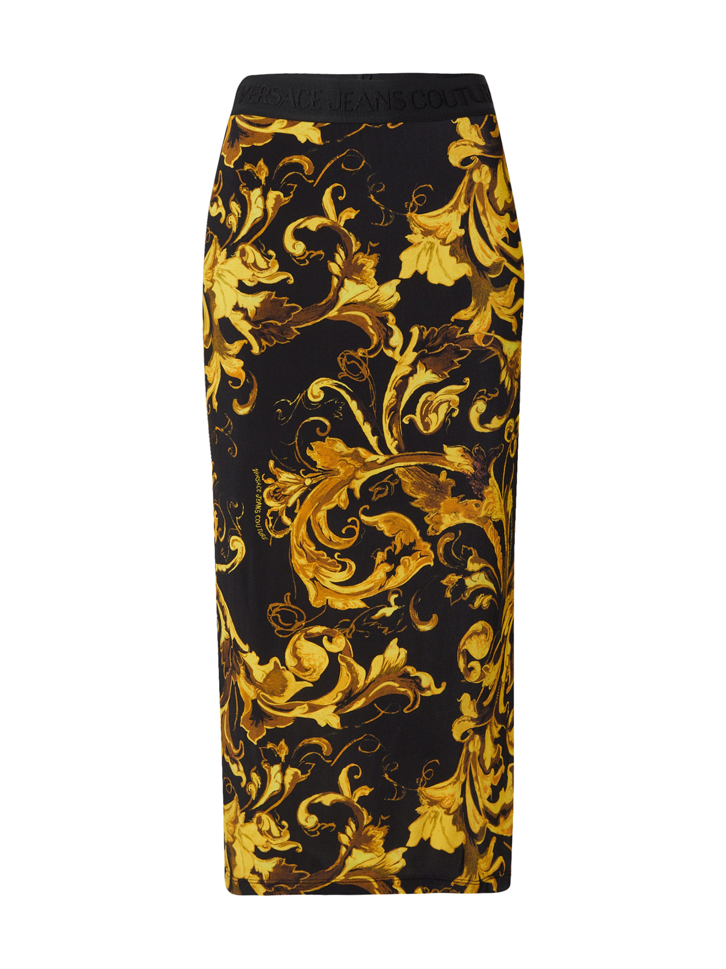 Fustă de la Versace Jeans Couture pe negru: față