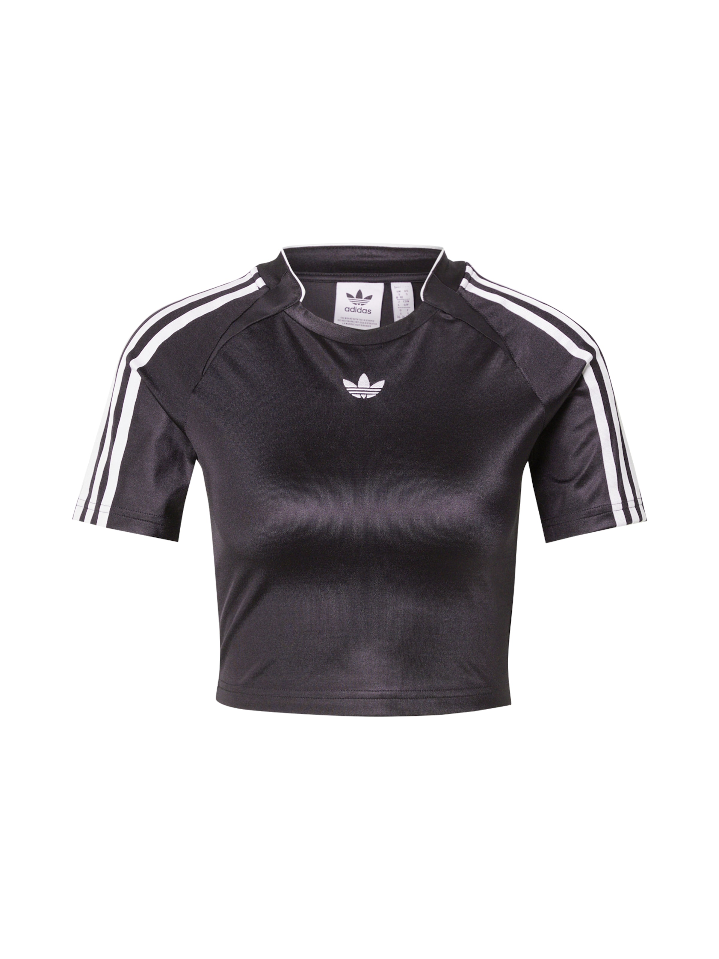 ADIDAS ORIGINALS Μπλουζάκι 'Adicolor Teamgeist' σε μαύρο: μπροστά