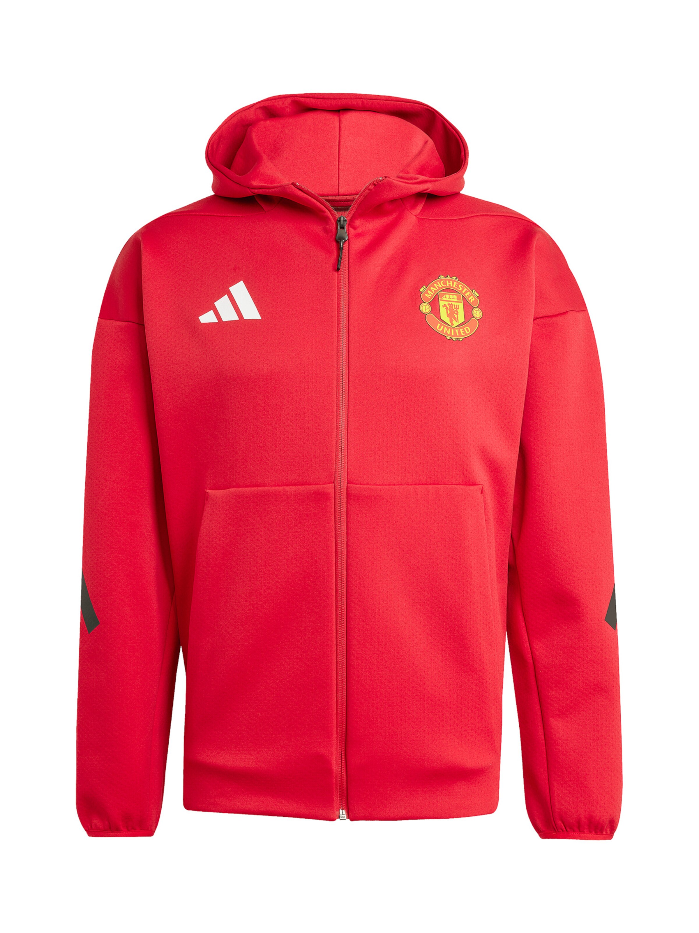 ADIDAS PERFORMANCE Sportsweatjacke 'Manchester United Anthem' in Rot: Vorderseite