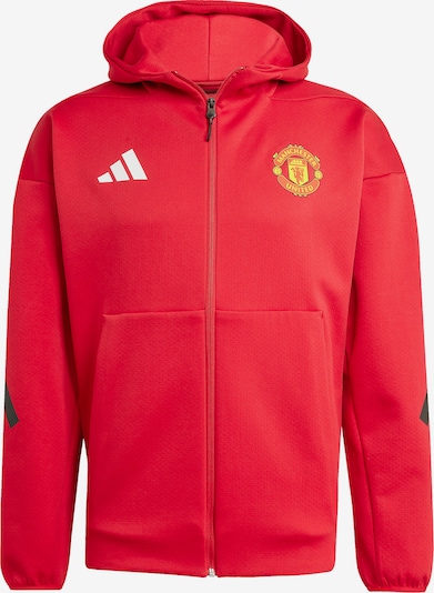 ADIDAS PERFORMANCE Urheilullinen collegetakki 'Manchester United Anthem' värissä keltainen / punainen / musta / valkoinen, Tuotenäkymä