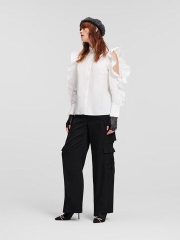 regular Pantaloni cargo di Karl Lagerfeld in nero