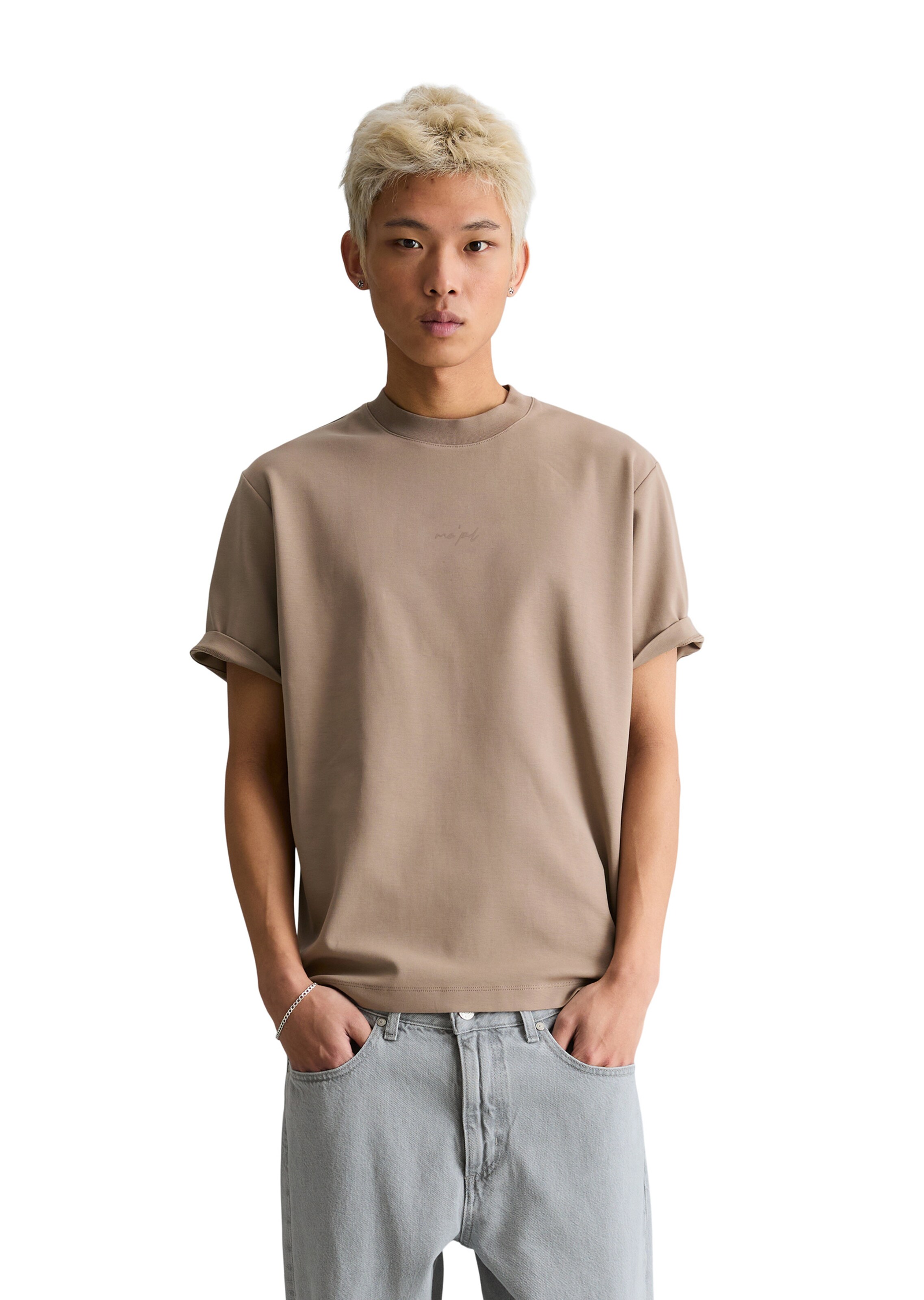 Marc O'Polo DENIM Shirt in Bruin: voorkant