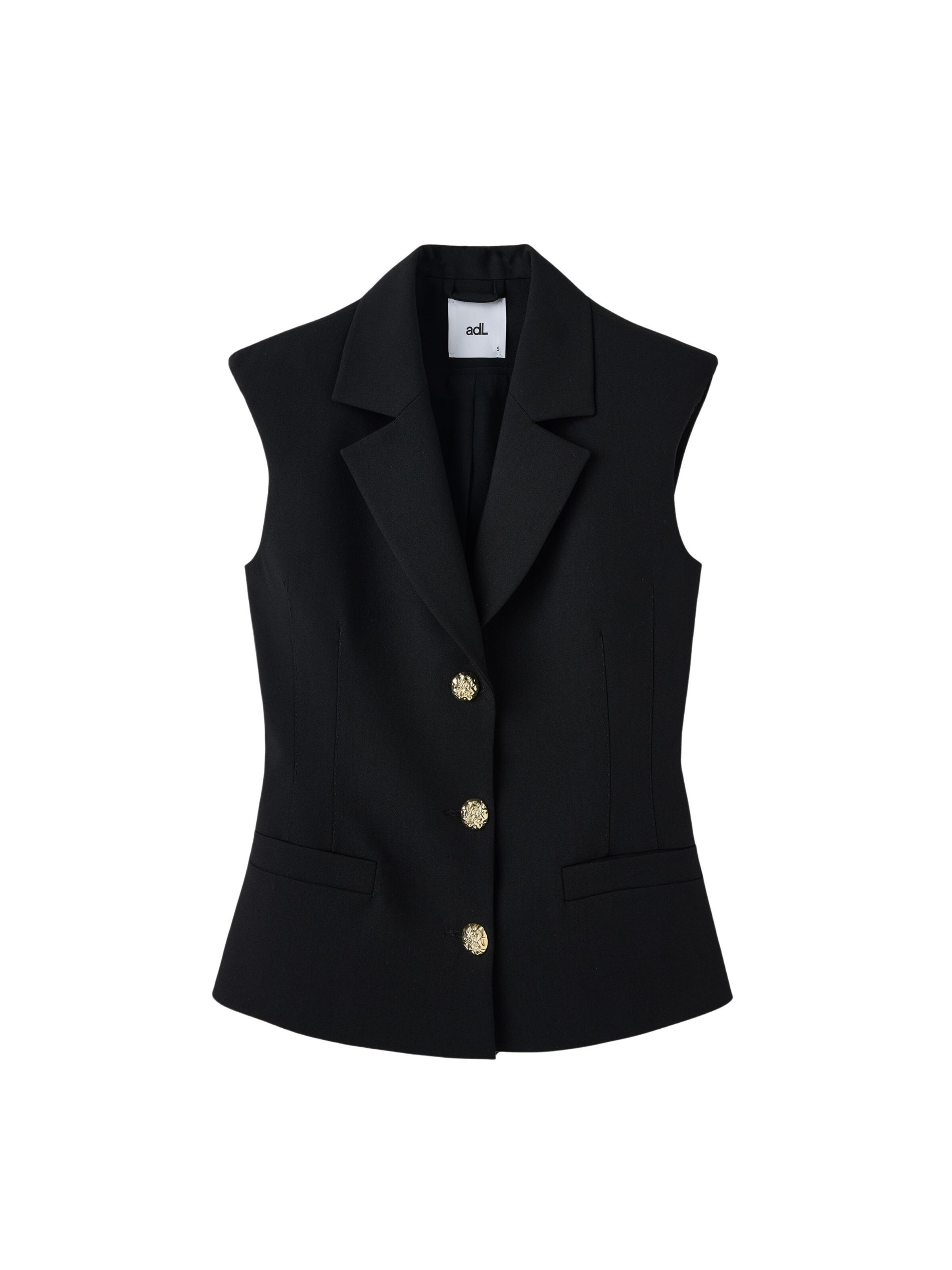 Gilet adl en noir : devant