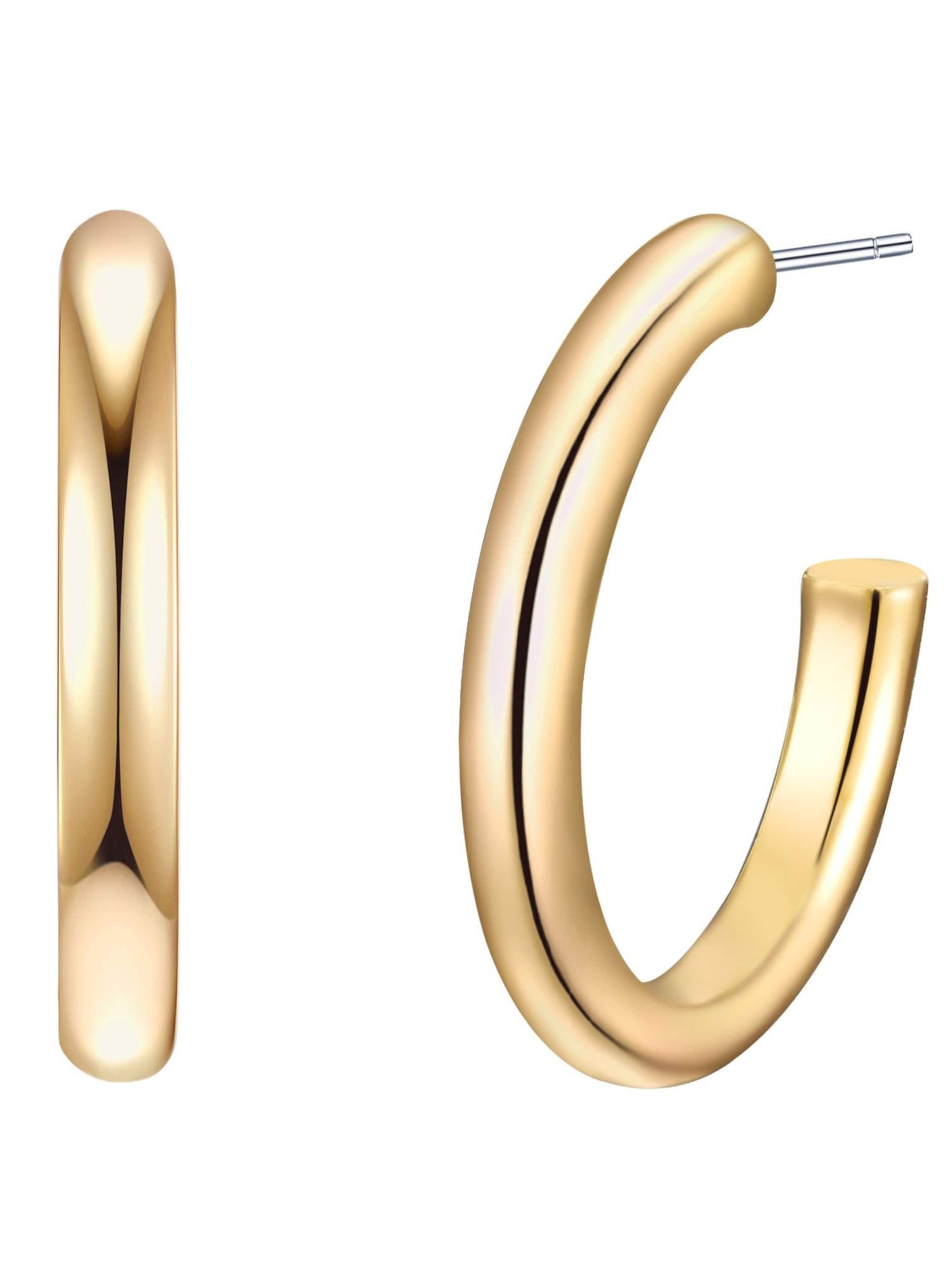 Yokoamii - Pendientes en oro: frente