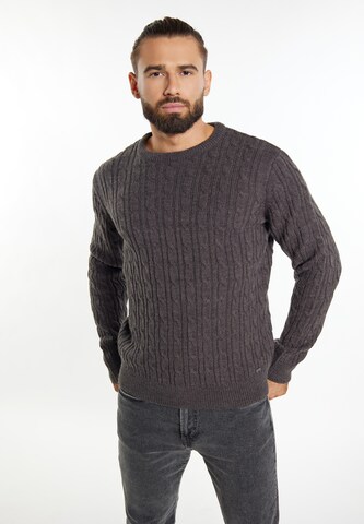 DreiMaster Vintage Pullover 'Imane' in Grau: predná strana