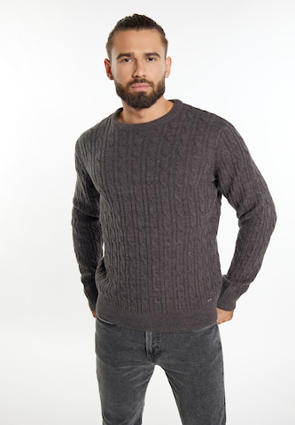 DreiMaster Vintage Sweater 'Imane' in Grey: front