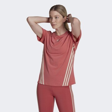 T-shirt fonctionnel 'Train Icons' ADIDAS SPORTSWEAR en rouge : devant