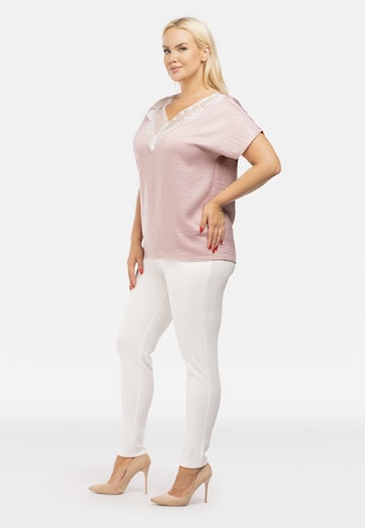 Karko Bluse ' LEONA ' in Pink