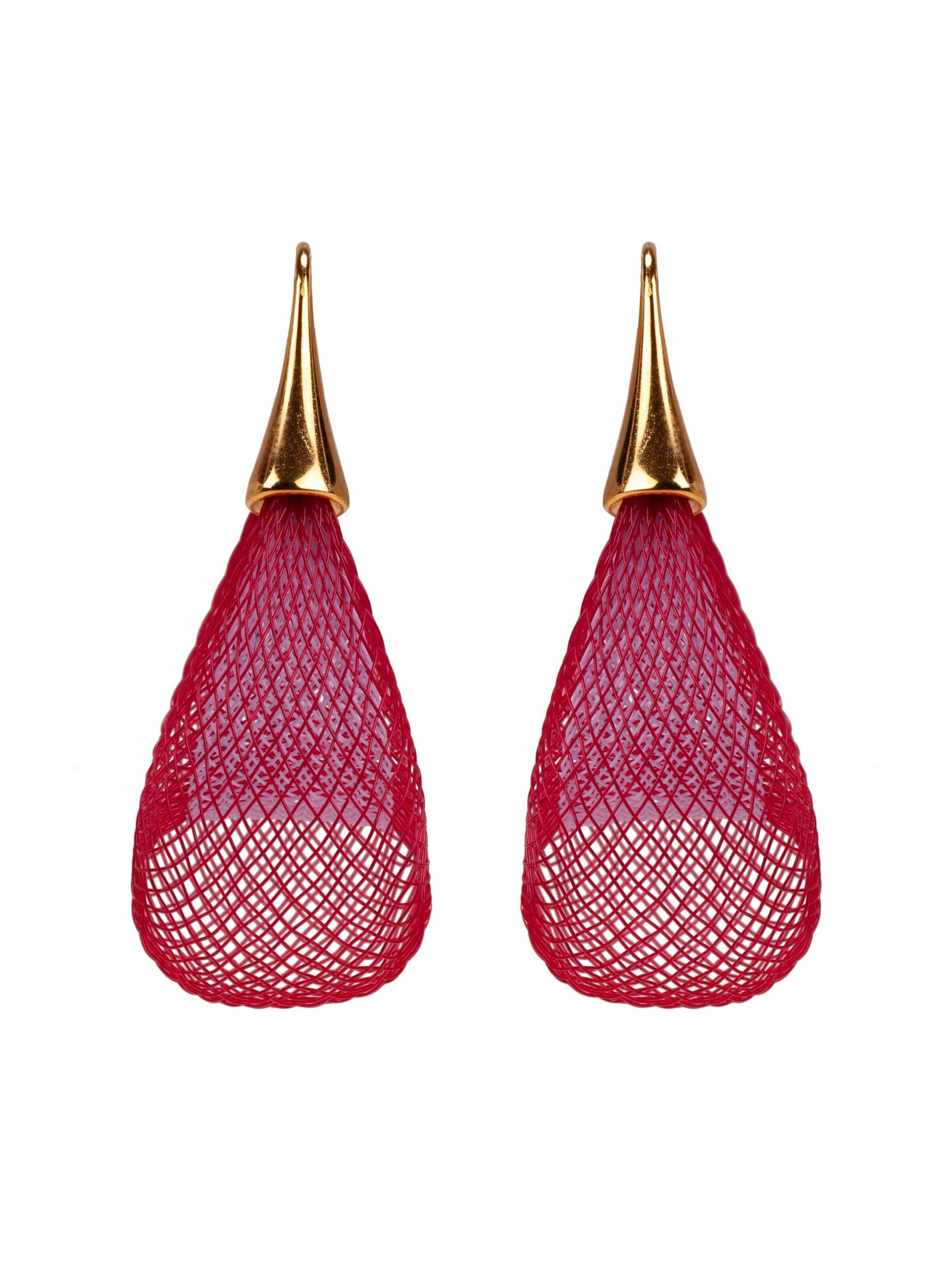 Gretchen Ohrringe 'Vlum Loop' in Pink