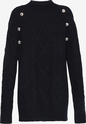 faina Trui in Zwart: voorkant