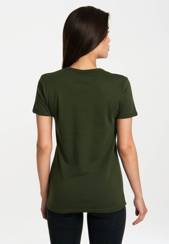 LOGOSHIRT Shirt 'Brutus - Pop Art' in Green