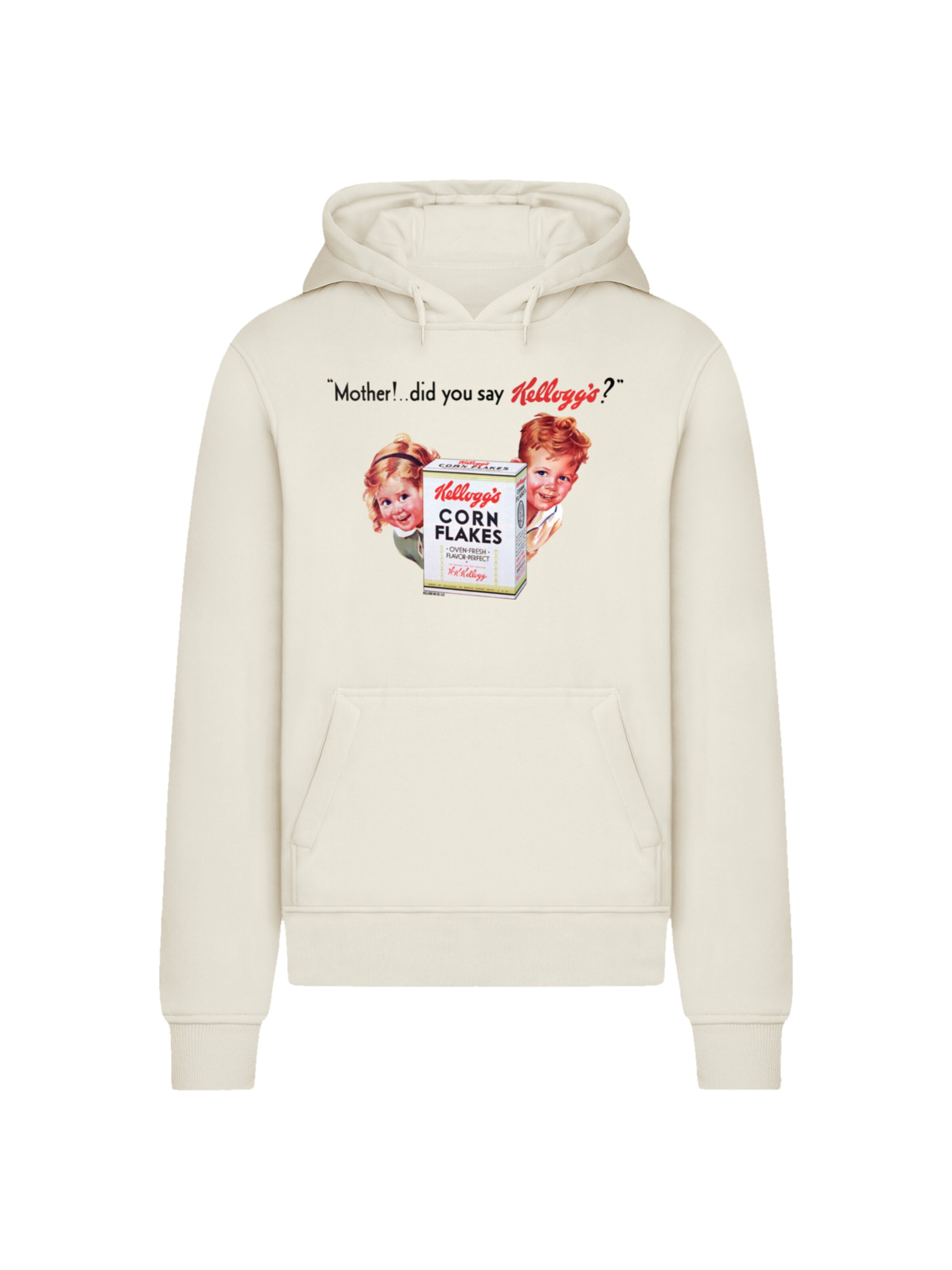 Pull-over 'Kellogg's Corn Flakes Vintage Kids Advert' F4NT4STIC en beige : devant