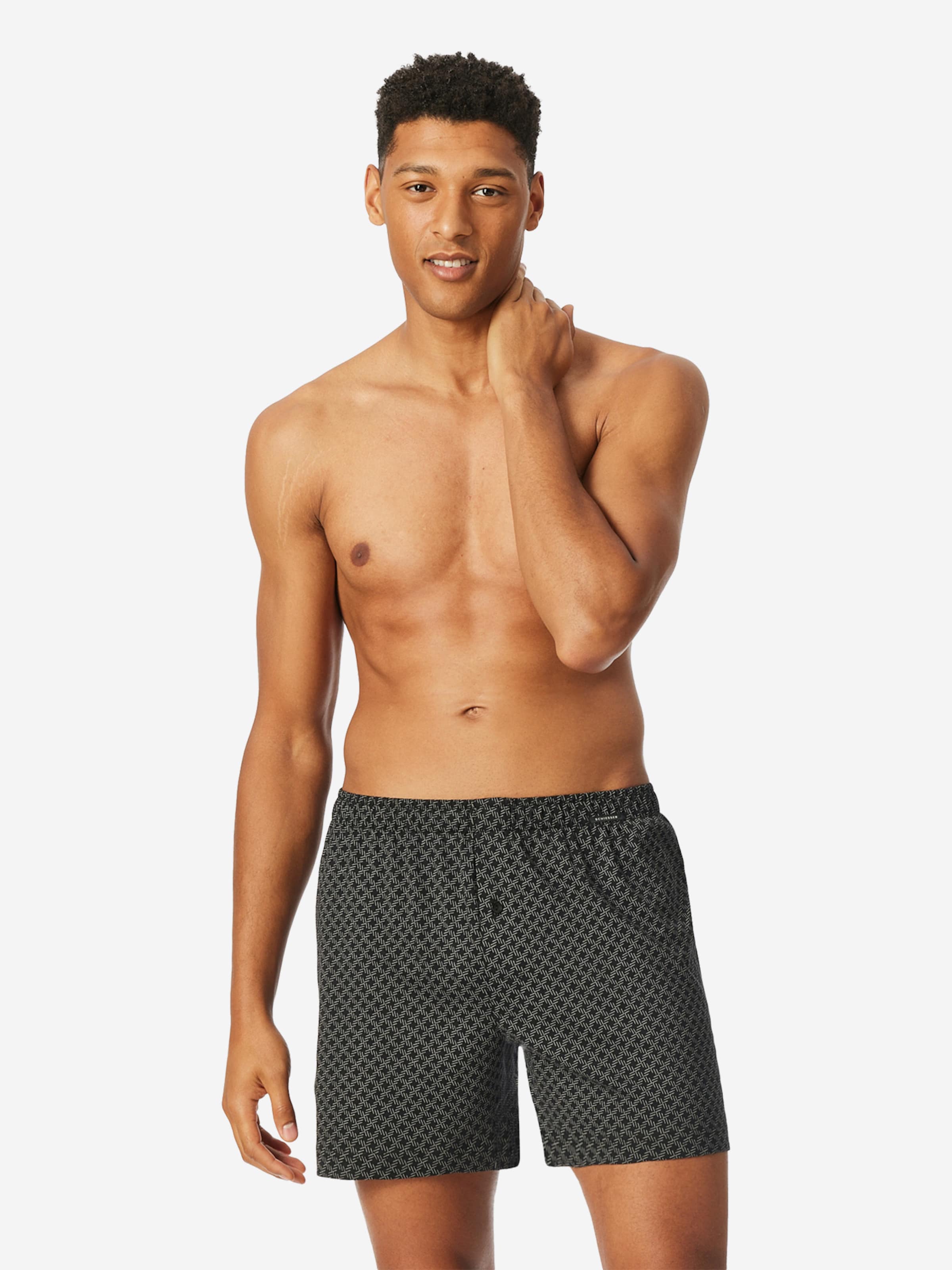 SCHIESSER Boxershorts ' Basic ' in Grijs