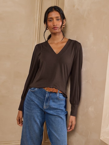 love & roses Shirt in Brown