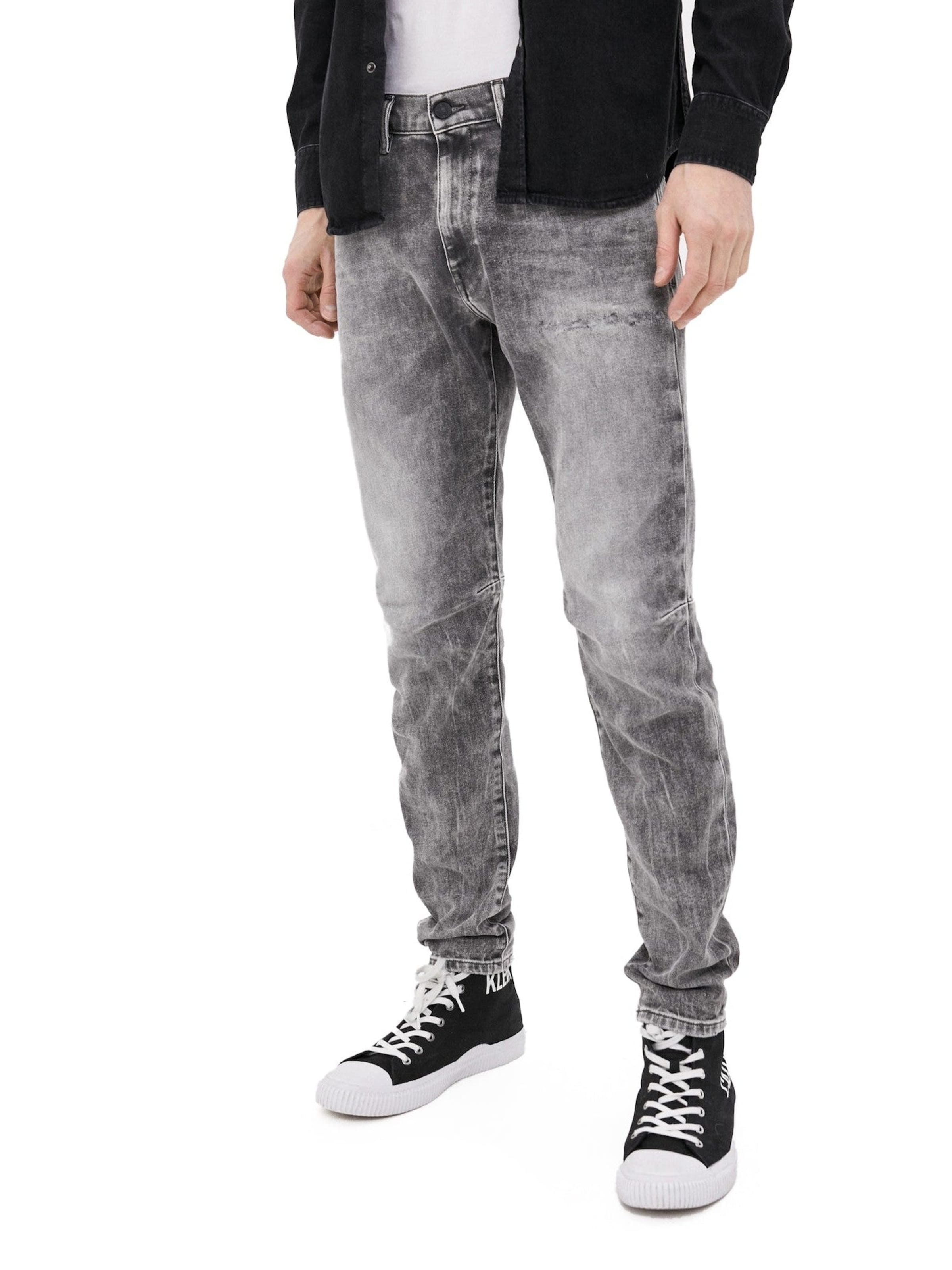 Coupe slim Jean 'D-STRUKT' DIESEL en gris